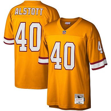 Youth Mitchell & Ness Mike Alstott Orange Tampa Bay Buccaneers 1996 Retired Player Legacy Jersey