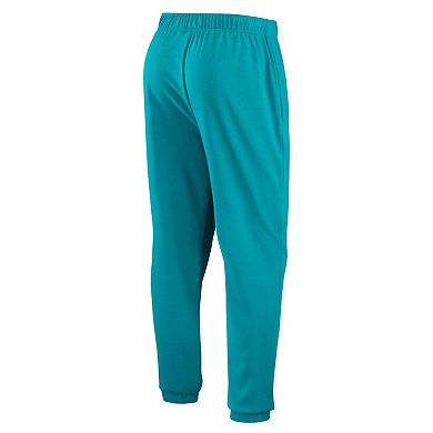 Men's Fanatics Branded Aqua Miami Dolphins Big & Tall Wordmark Lounge Pants