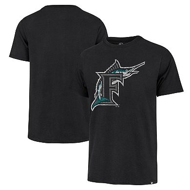 Men's '47 Black Miami Marlins Premier Franklin T-Shirt