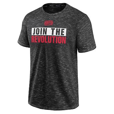 Men's Fanatics Branded  Charcoal New England Revolution T-Shirt