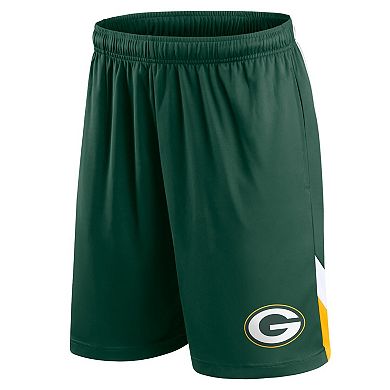 Men's Fanatics Branded Green Green Bay Packers Interlock Shorts