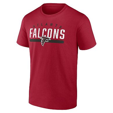 Men's Fanatics Branded Red Atlanta Falcons Big & Tall Arc and Pill T-Shirt