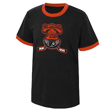 Youth Black Philadelphia Flyers Ice City T-Shirt