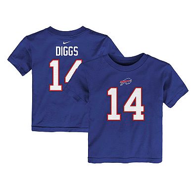 Toddler Nike Stefon Diggs Royal Buffalo Bills Player Name & Number T-Shirt