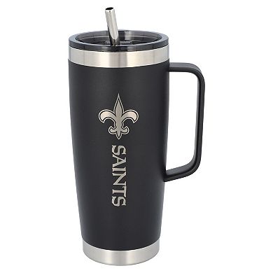 The Memory Company New Orleans Saints 26oz. Team Color Roadie Tumbler with Handle