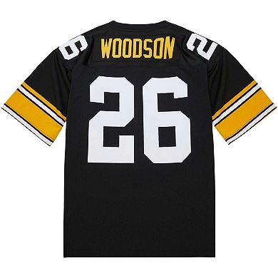 Men's Mitchell & Ness Rod Woodson Black Pittsburgh Steelers 1988 Authentic Jersey