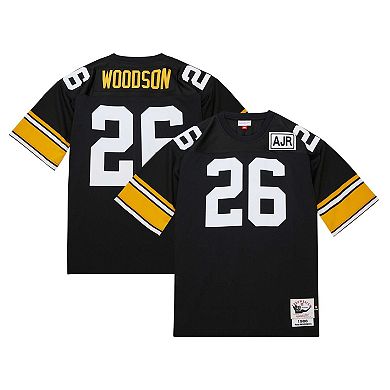 Men's Mitchell & Ness Rod Woodson Black Pittsburgh Steelers 1988 Authentic Jersey