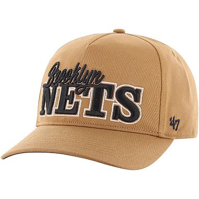 Men's '47 Tan Brooklyn Nets Barnes Hitch Adjustable Hat