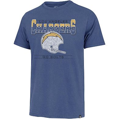 Men's '47 Powder Blue Los Angeles Chargers Time Lock Franklin T-Shirt