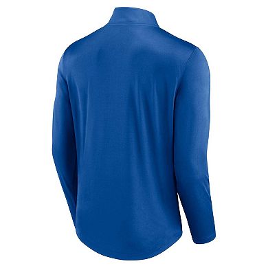 Men's Fanatics Branded Royal Toronto Blue Jays Quarterback Quarter-Zip Top