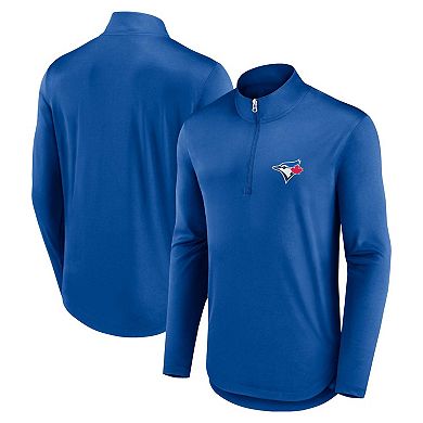 Men's Fanatics Branded Royal Toronto Blue Jays Quarterback Quarter-Zip Top