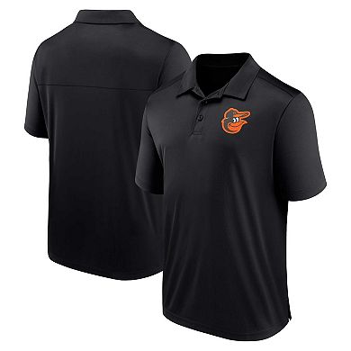 Men's Fanatics Branded Black Baltimore Orioles Logo Polo