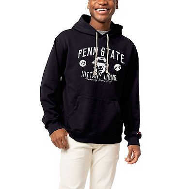 Men's League Collegiate Wear  Navy Penn State Nittany Lions Bendy Arch Essential Pullover Hoodie