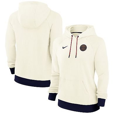 Women's Nike Cream Paris Saint-Germain Essential Raglan Pullover Hoodie