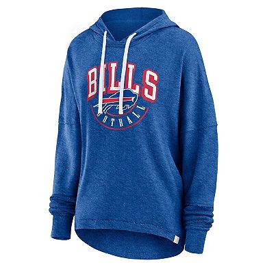 Women's Fanatics Branded Royal Buffalo Bills Lounge Helmet Arch Pullover Hoodie