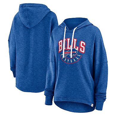 Women's Fanatics Branded Royal Buffalo Bills Lounge Helmet Arch Pullover Hoodie