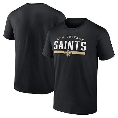 Men's Fanatics Branded Black New Orleans Saints Big & Tall Arc and Pill T-Shirt