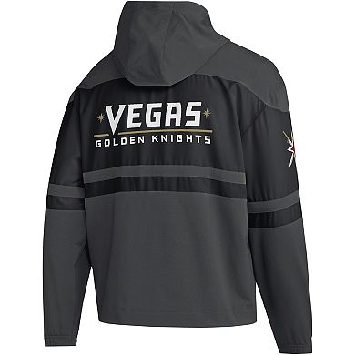 Men's adidas  Gray Vegas Golden Knights Full-Zip Hoodie