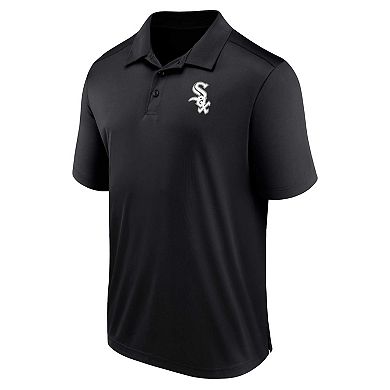 Men's Fanatics Branded Black Chicago White Sox Logo Polo