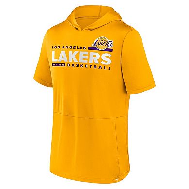 Men's Fanatics Branded Gold Los Angeles Lakers Possession Hoodie T-Shirt