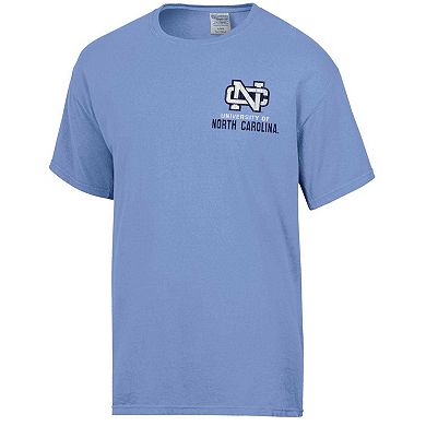 Men's Comfort Wash Carolina Blue North Carolina Tar Heels Vintage Logo T-Shirt