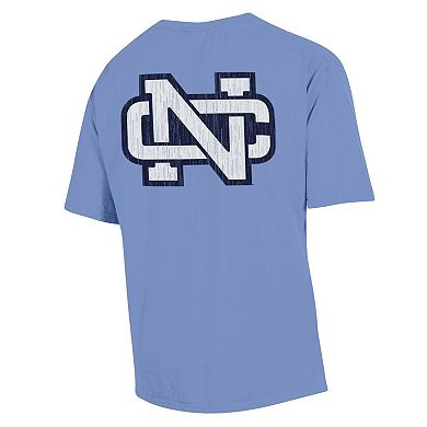 Men's Comfort Wash Carolina Blue North Carolina Tar Heels Vintage Logo T-Shirt
