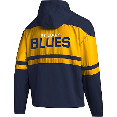 Men's adidas  Navy St. Louis Blues Full-Zip Hoodie