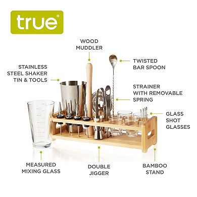 20 Piece Barware Set by True