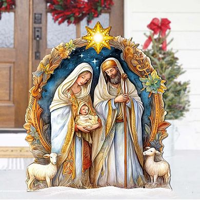 Nostalgic Nativity Scene Outdoor Decor by G. Debrekht - Nativity Holiday Decor