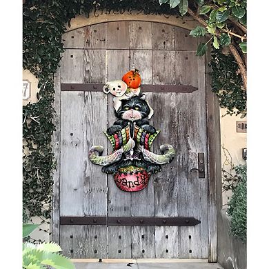 Spoooooky Boos! Halloween Door Decor by J. Mills-Price - Thanksgiving Halloween Decor