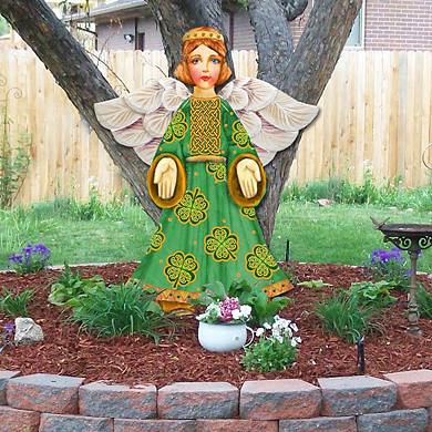 Celtic Angel Christmas Decor Hanger by G. DeBrekht - Celtic Decor