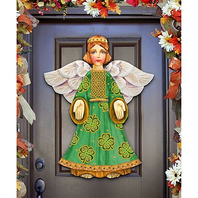 Celtic Angel Christmas Decor Hanger by G. DeBrekht - Celtic Decor