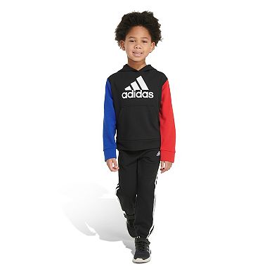 Boys 4-7 adidas Colorblock French Terry Hoodie & Pants Set