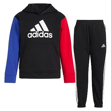 Boys 4-7 adidas Colorblock French Terry Hoodie & Pants Set