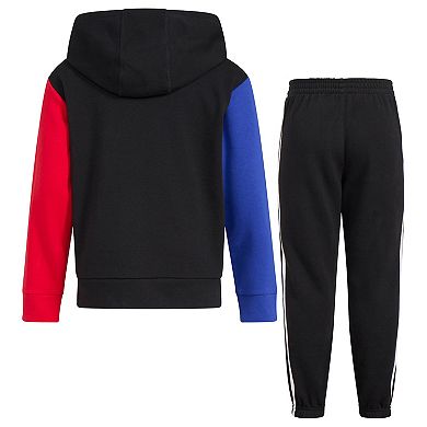 Boys 4-7 adidas Colorblock French Terry Hoodie & Pants Set