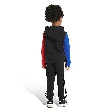 Boys 4-7 adidas Colorblock French Terry Hoodie & Pants Set