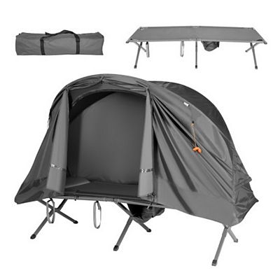 Cot Elevated Compact Tent Set with External Cover