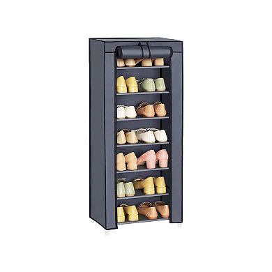 Shoe Rack, 7-tier Shoe Storage Cabinet With Fabric Cover, Shoe Storage Organizer, Dustproof