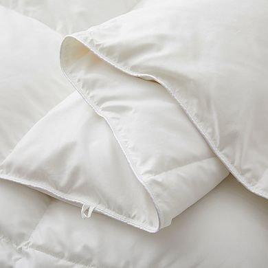 Unikome Premium White Goose Down and Feather Heavyweight Comforter with 360TC Noiceless Fabric