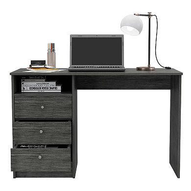 Naples Computer Desk, Three Drawers