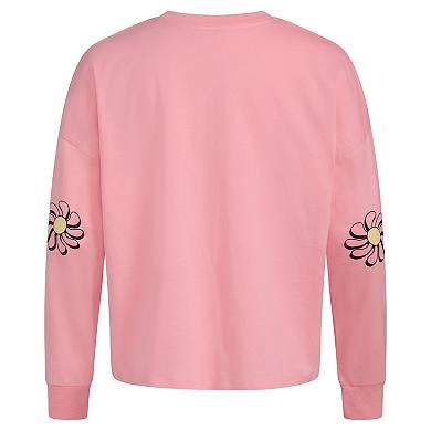 Girls 4-6x adidas Long Sleeve Graphic Tee