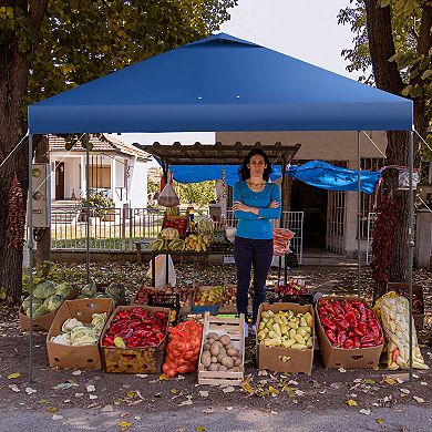 10 x 10 Feet Foldable Outdoor Instant Pop-up Canopy with Carry Bag