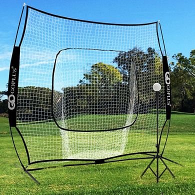 Portable Practice Net Kit with 3 Carrying Bags-Black