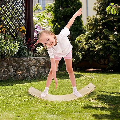 Wooden Wobble Balance Board For Kids And Adults