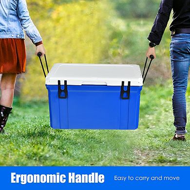 Leak-Proof Portable Cooler Ice Box for Camping-58 Quart