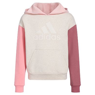 Toddler Girl adidas Colorblock Hooded Pullover