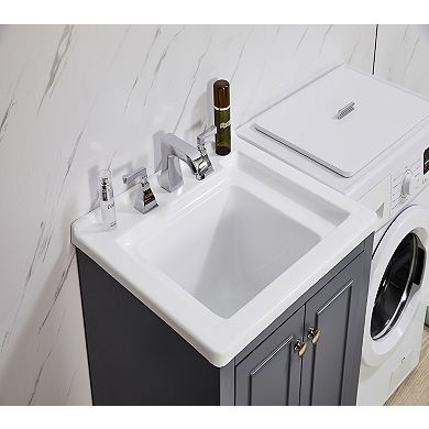 Danna 24 in. x 34 in. EngineeWood Laundry Sink