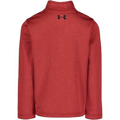 Boys 4-7 Under Armour Quarter-Zip Sweaterfleece Pullover