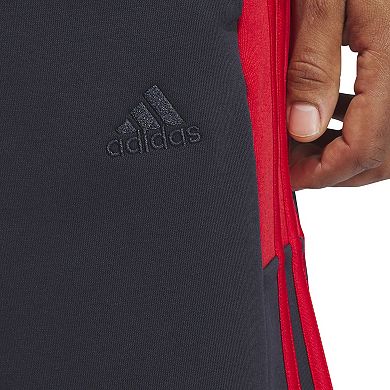 Men's adidas Essentials Fleece 3-Stripes Colorblock Sportswear Shorts