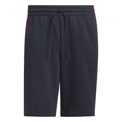 Men's adidas Essentials Fleece 3-Stripes Colorblock Sportswear Shorts